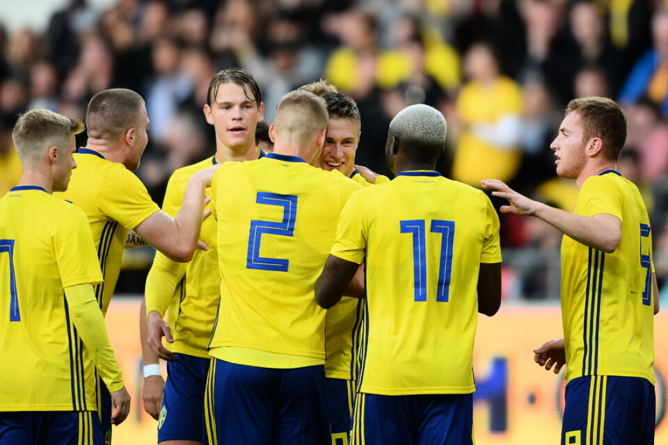 Svenska U21-landslaget. Arkivbild.