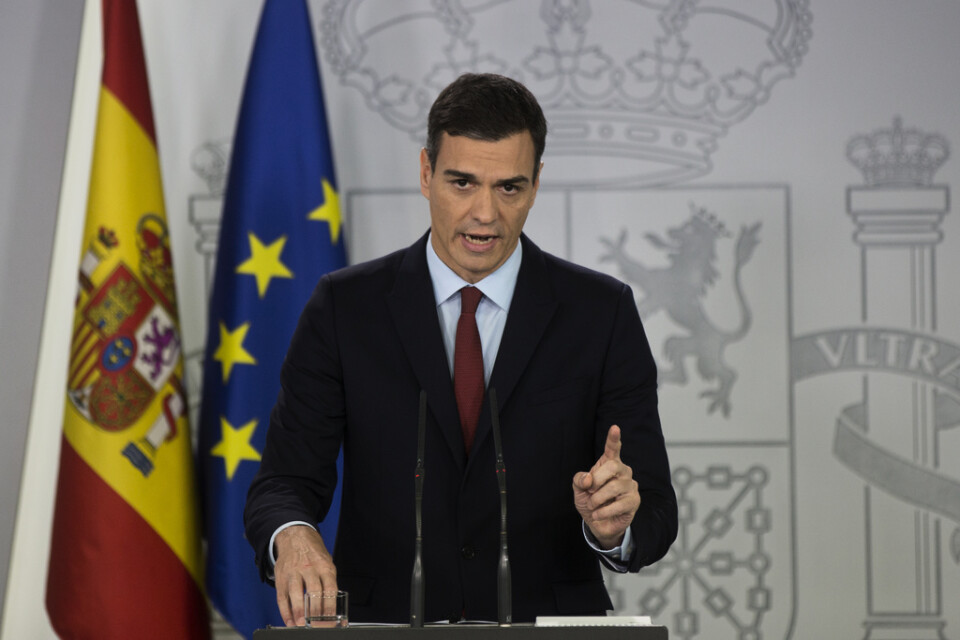 Spaniens premiärminister Pedro Sánchez.