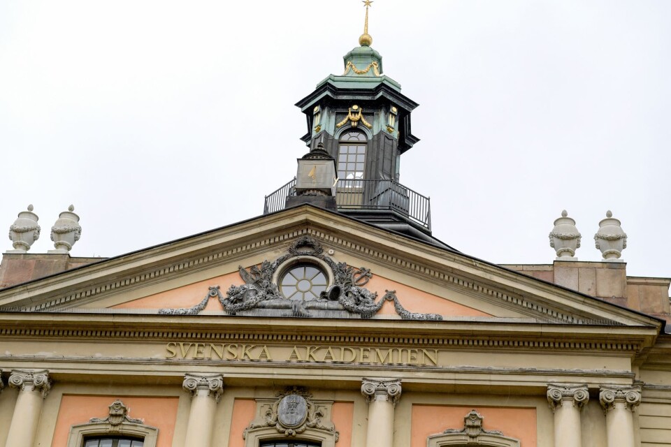 STOCKHOLM 20180406
Börshuset och Nobelbiblioteket vid Stortorget i Gamla stan.
Foto: Janerik Henriksson / TT / Kod 10010