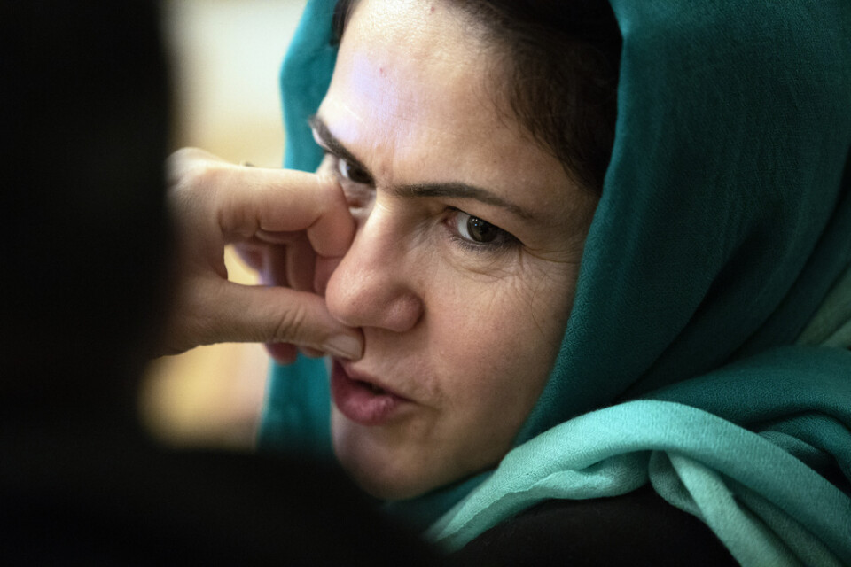 Den afghanska politikern Fawzia Koofi är en av de fyra kvinnor som deltar i helgens samtal i Doha, Qatar. Arkivbild.