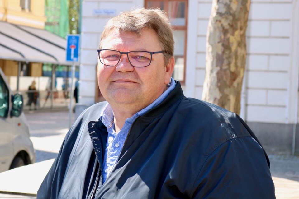 Peter Lundgren från Gnosjö står som nummer ett på Sverigedemokraternas lista till EU-valet.