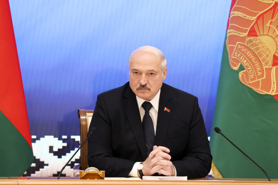 Den belarusiske presidenten Aleksandr Lukasjenko.