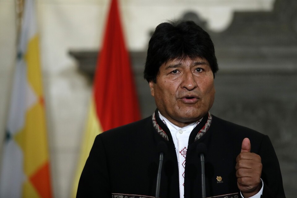 Bolivias president Evo Morales. Arkivbild.