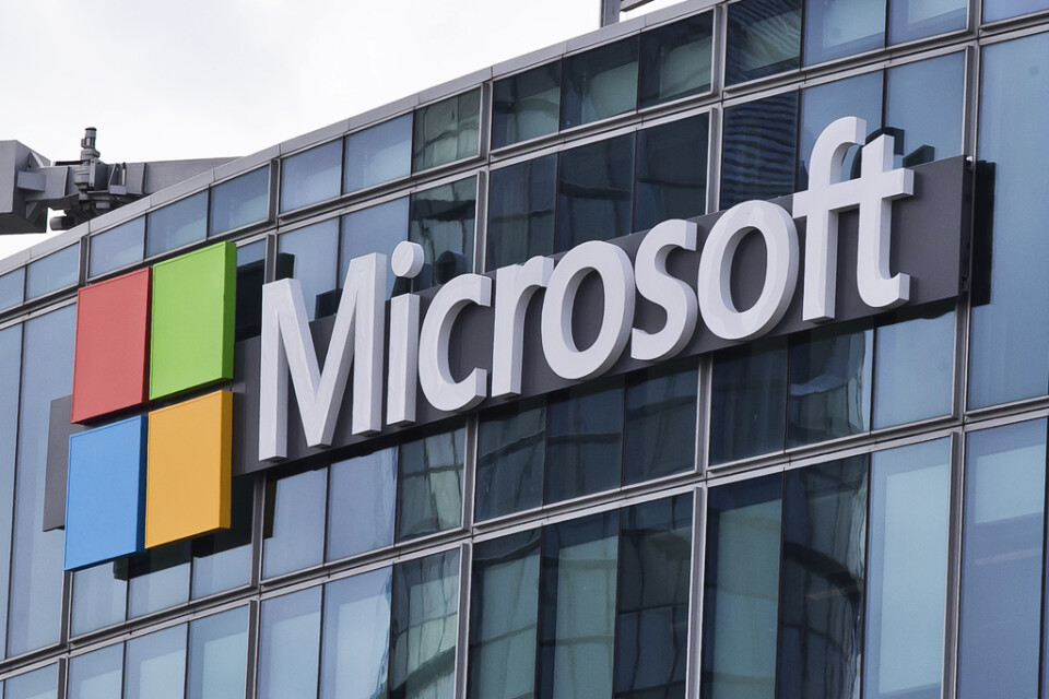 Kinesiska företag riskerar att utestängas från att använda amerikanska molntjänster, som Microsofts. Arkivbild.