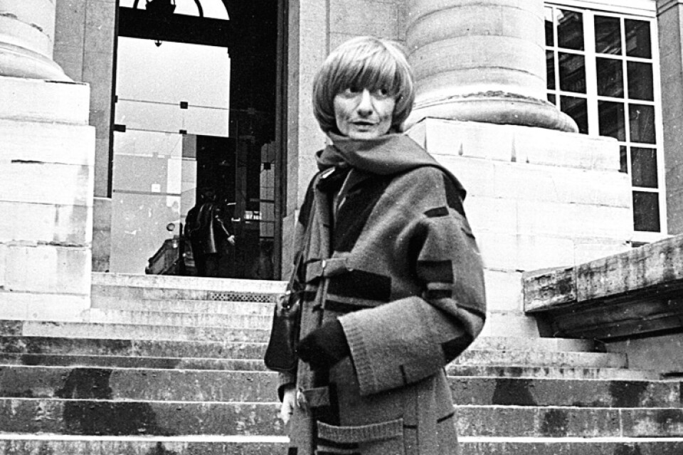 Francoise Sagan 1981, vid 69 års ålder.