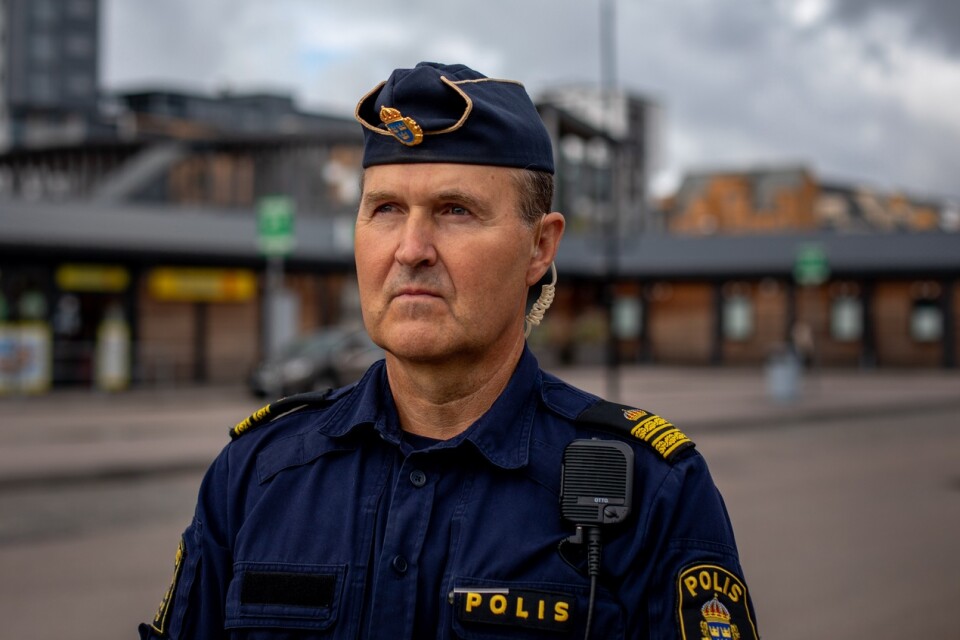 Ola Severinsson är kommunpolisen i Växjö.