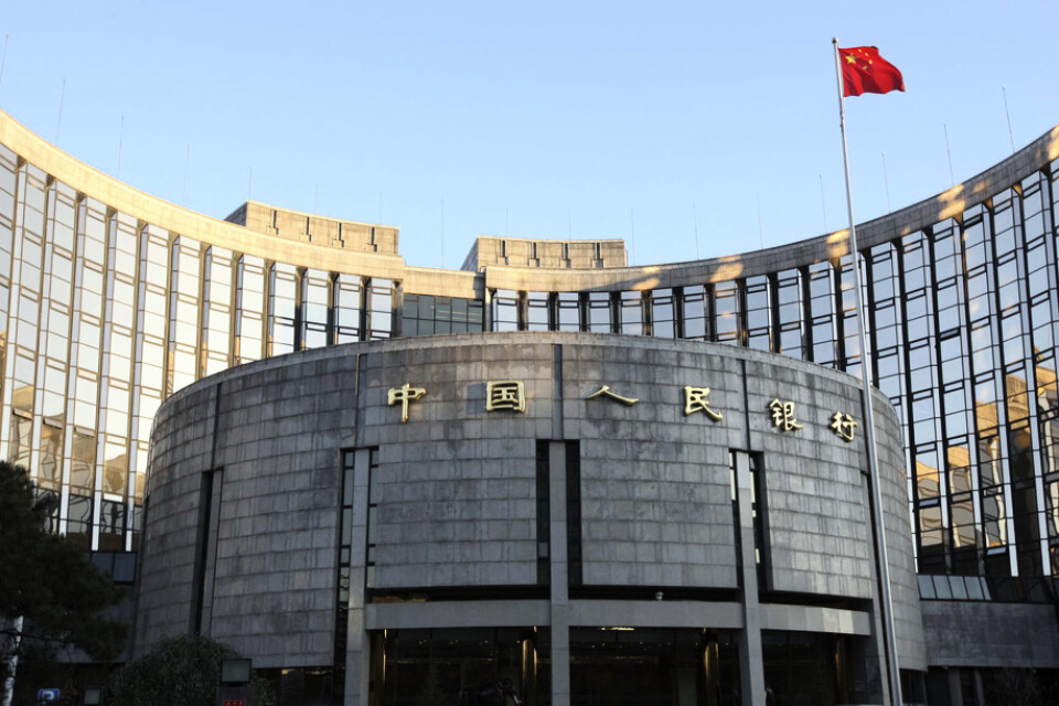 Kinas centralbank stimulerar kreditgivningen i landet med sänkta reservkrav på landets banker. Arkivbild