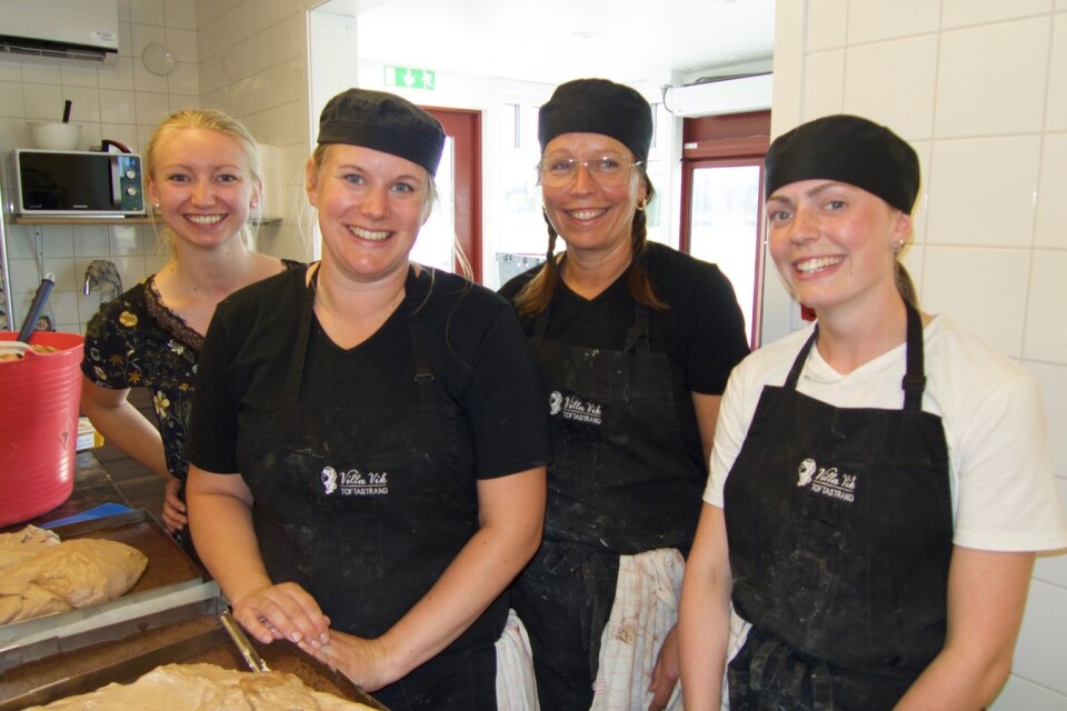 Personalen, från vänster Pauline Gustavsson, Anneli Johansson, Jenny Hollander och Evelina Johansson.