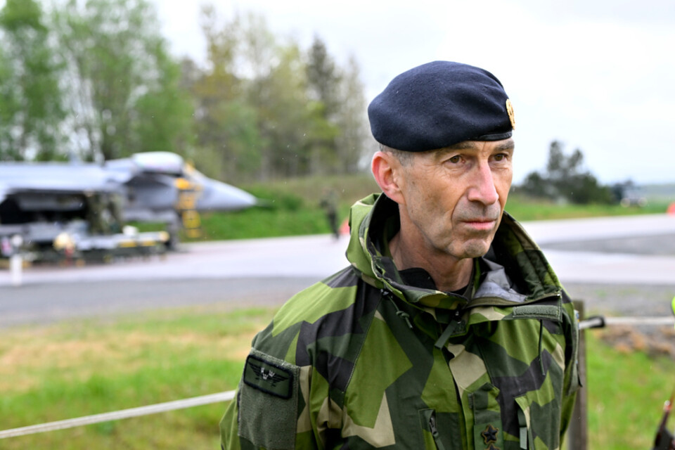 Försvarsmaktens överbefälhavare Micael Bydén.