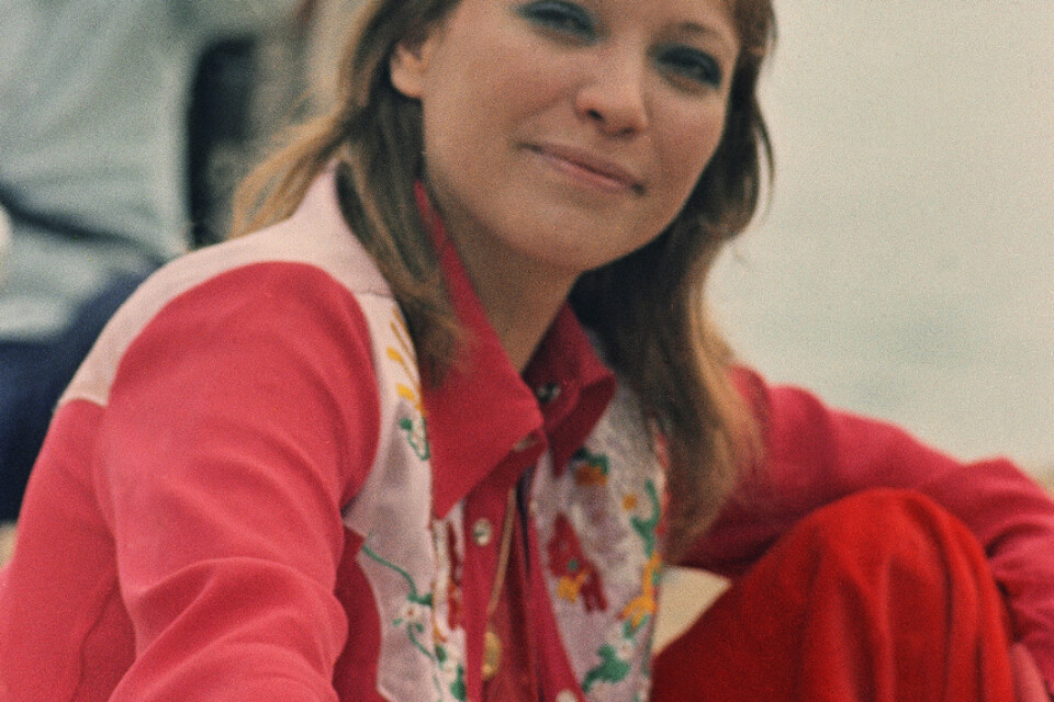 Anna Karina under filmfestivalen i Cannes 1973.