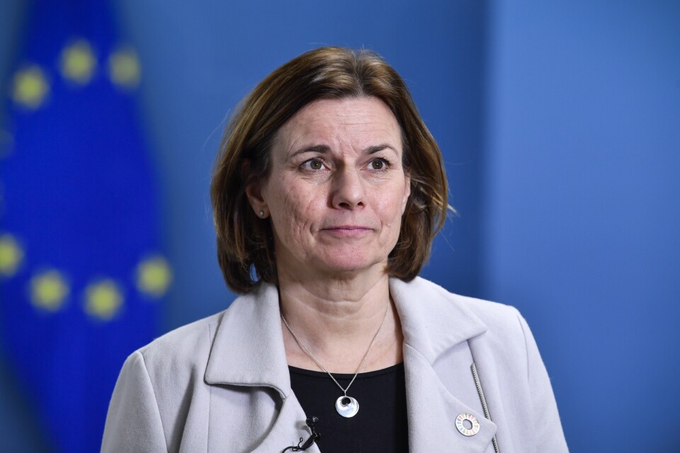 Miljö- och klimatminister Isabella Lövin (MP)