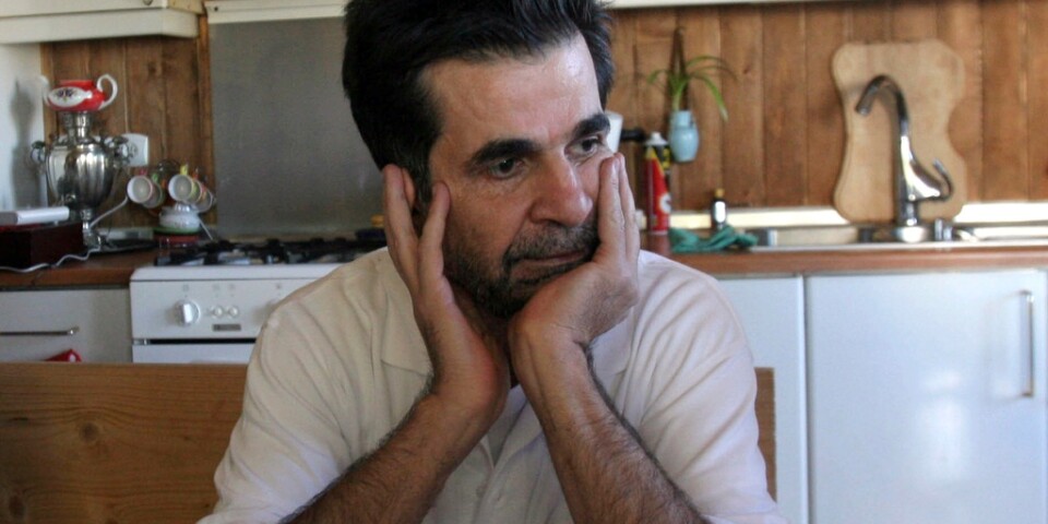 Jafar Panahi i sitt hem 2010. Arkivbild.