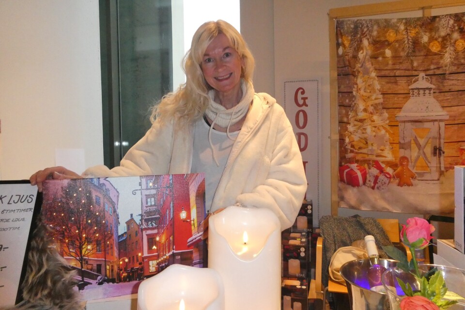 Tips på mysig julbelysning och annan stämningshöjande inredning kom från Lena Sigfridsson, som driver Amazing Farm &amp; Inredning i Lekaryd utanför Alvesta.
