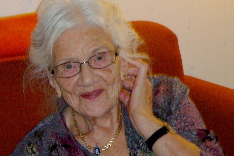 Irma Rosell blev 104 år.