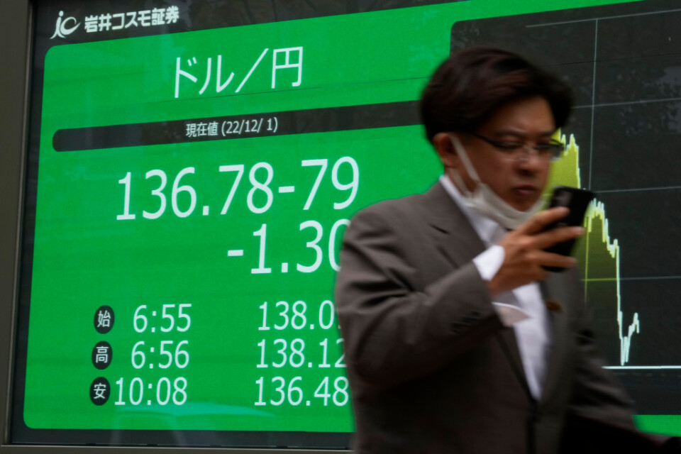 Tokyobörsen tappar i inledningen.