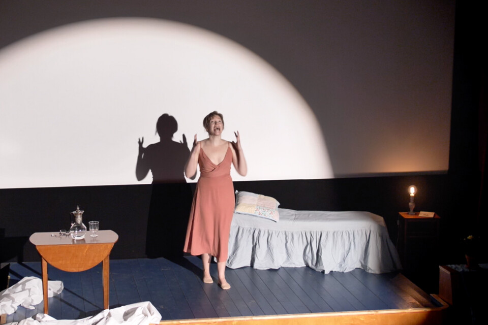 Lisa Parodi spelar sin pjäs Venus födelse på lördag på Kiviks bio.