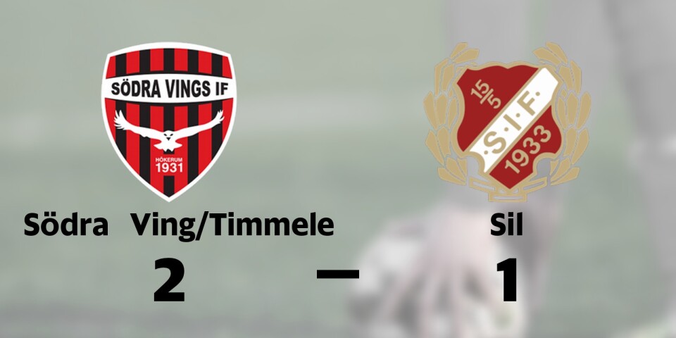 Södra Ving/Timmele vann på hemmaplan mot Sil