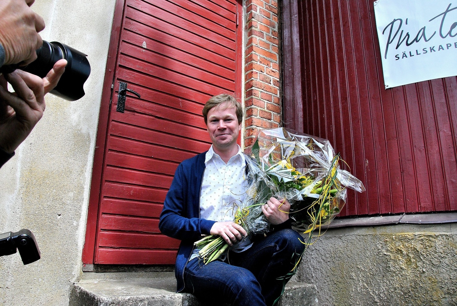 På måndagen tillkännagavs att det är komikern och Eslövssonen Johan Glans som får årets Piratenpris. Foto: Caroline Stenbäck