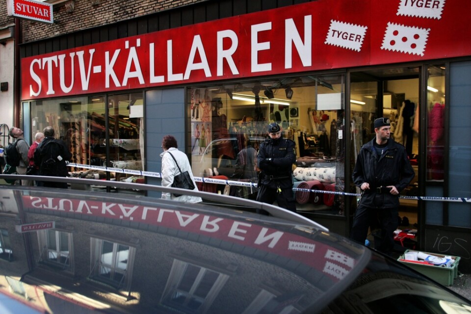 Mordet i tygbutiken i Göteborg inträffade hösten 2005. Arkivbild.