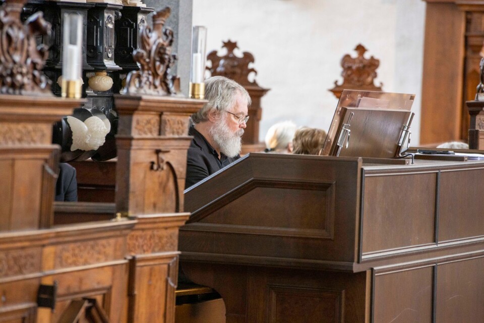 Organisten Johannes Landgren hade två framträdanden under Trefaldighetskyrkans Kulturdagar.