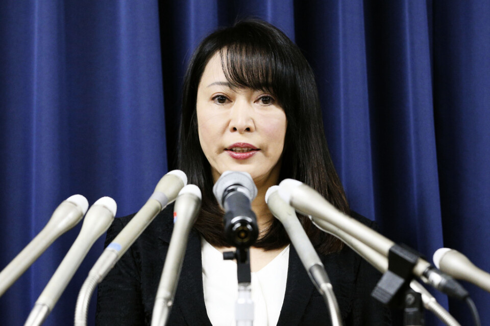 Japans justitieminister Masako Mori. Arkivbild.