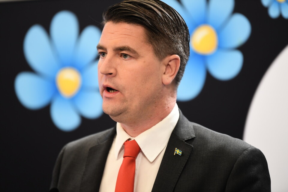 Sverigedemokraternas ekonomisk politiska talesperson Oscar Sjöstedt. Arkivbild.