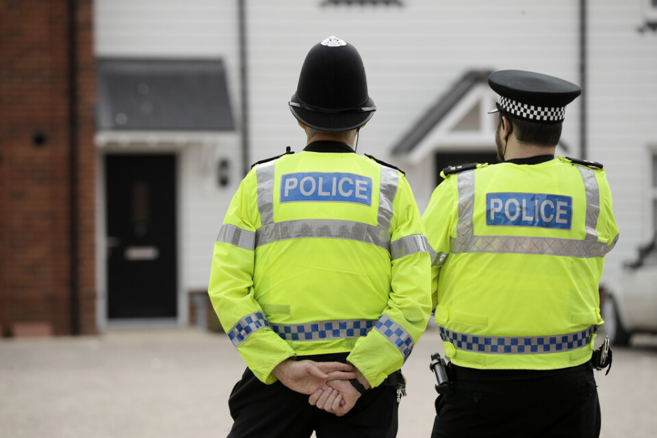 Brittisk polis ska höra en kvinna som var inblandad i en trafikolycka i Storbritannien. Arkivbild.
