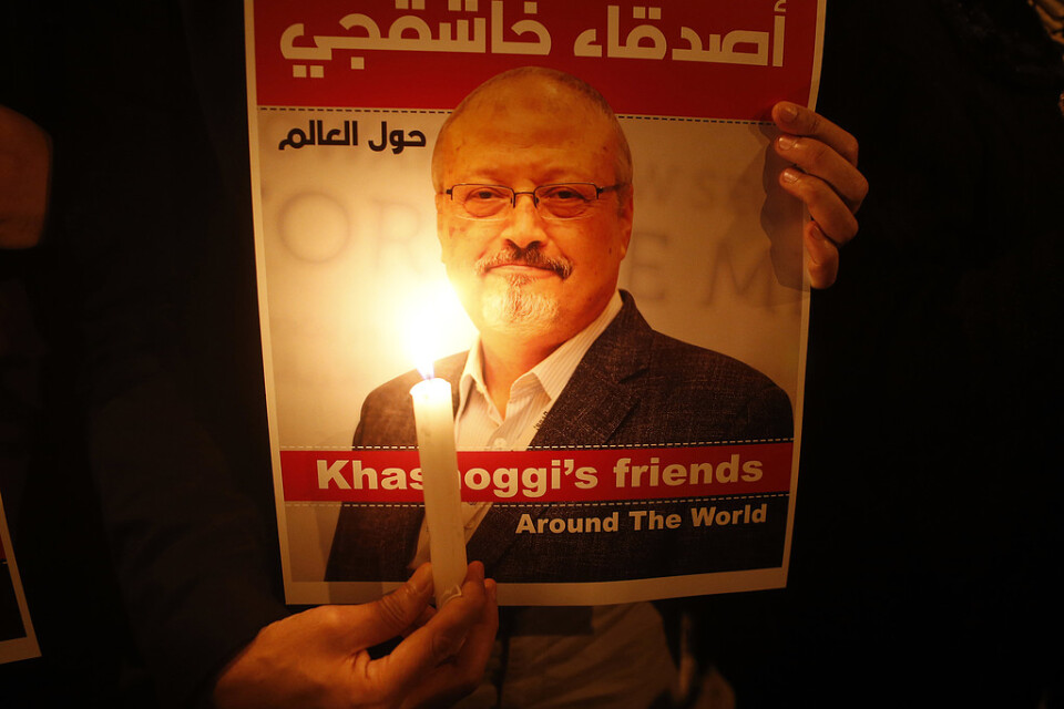 Den saudiska journalisten Jamal Khashoggi dödades i höstas på det saudiska konsulatet i Istanbul, Turkiet. Arkivbild.