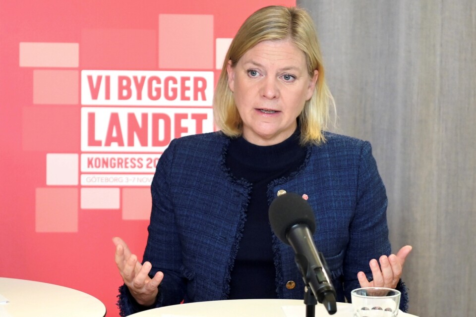 Vad gör Magdalena Andersson (S) om regeringens budget inte går igenom? Arkivbild.