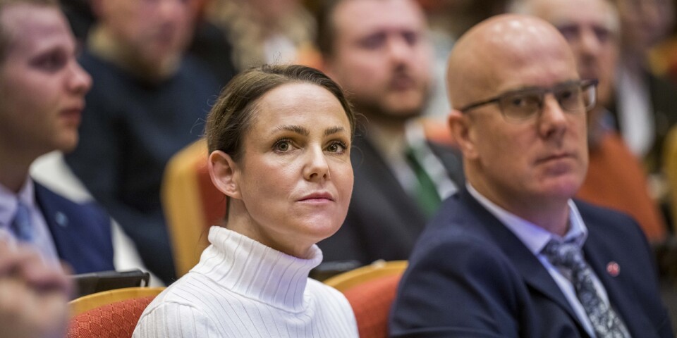 S-oppositionsråden Sandra Bizzozero och Håkan Eriksson.