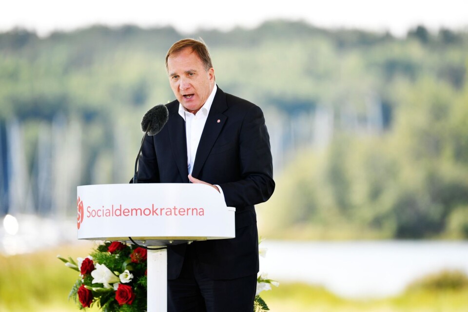 Prime minister Stefan Löfven (S) dropped a political bombshell at the end of his summer speech at Runö residential study centre in Åkersberga.