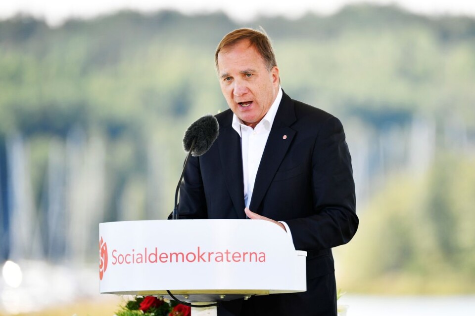 Statsminister Stefan Löfven (S) släppte den politiska bomden i slutet av sitt sommartal på Runö kursgård i Åkersberga.