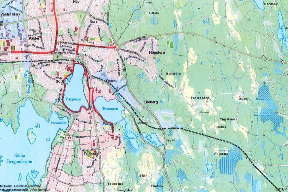 Foto: Karta från kommunen