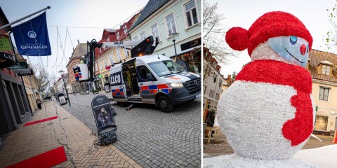 Julen på väg till city – snögubben flyttas från Lilla Torg: ”Enligt plan”