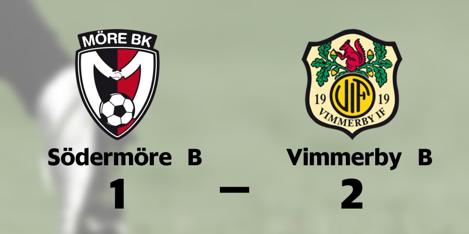 Vimmerby B vann borta mot Södermöre B
