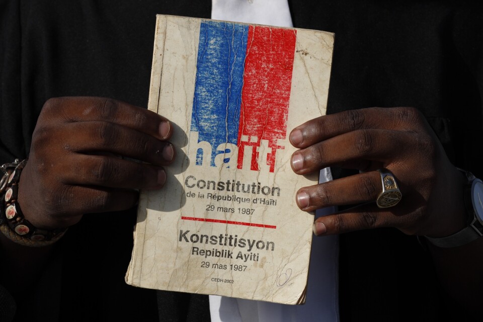 En folkomröstning om Haitis konstitution har skjutits upp. Arkivbild.