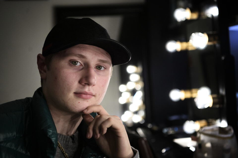 Rapparen Einár är den artist vars musik har spelats mest på Spotify i år. Arkivbild.