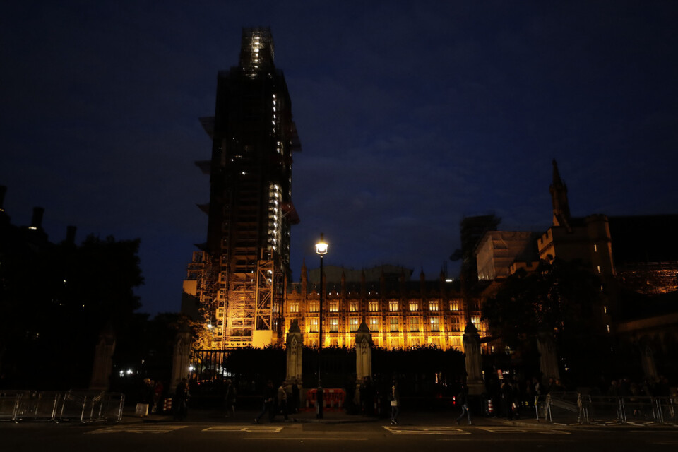 Parlamentet i London håller stängt. Arkivbild.