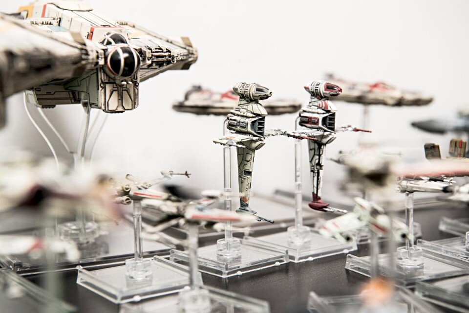Star Wars: X-Wing Miniatures Game. Foto: Marcus Palmgren