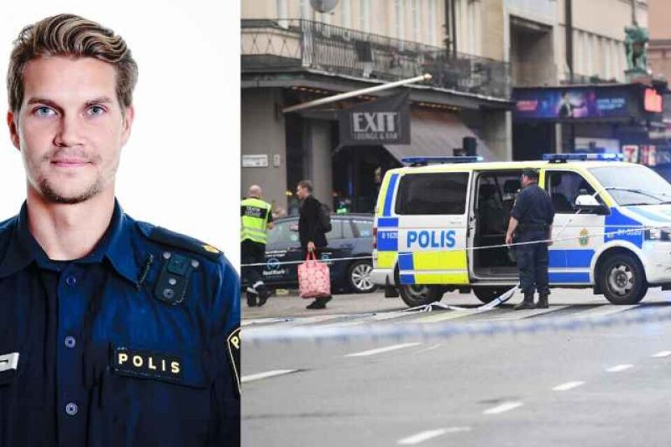 Ted Eriksson attackerades vid Medborgarplatsen.