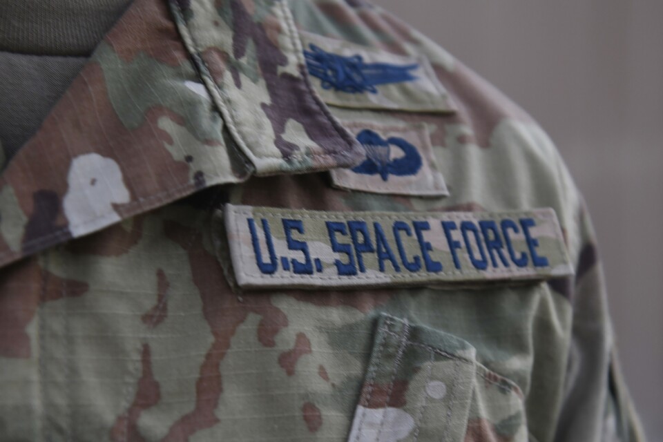 "US Space Force" är på plats på en flygbas i Qatar där amerikanska soldater kommer att hålla ett vakande öga på vad som sker i rymden.