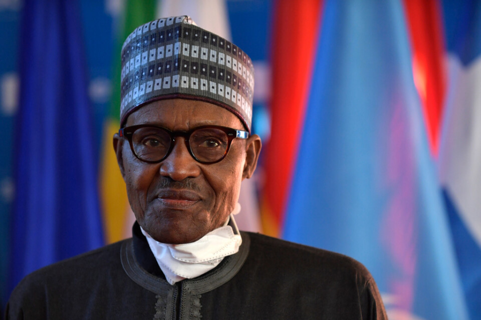 Nigerias president Muhammadu Buhari fördömer det brutala mordet på studenten Deborah Samuel. Arkivbild.