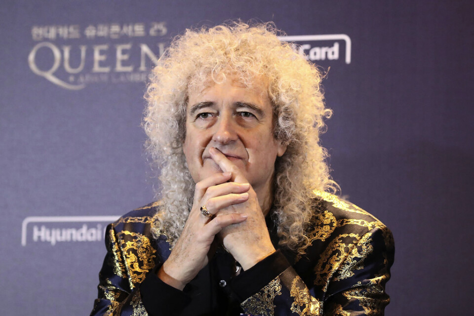 Brian May gillar inte att Storbritanniens största musikpriser blir könsneutrala. Arkivbild.