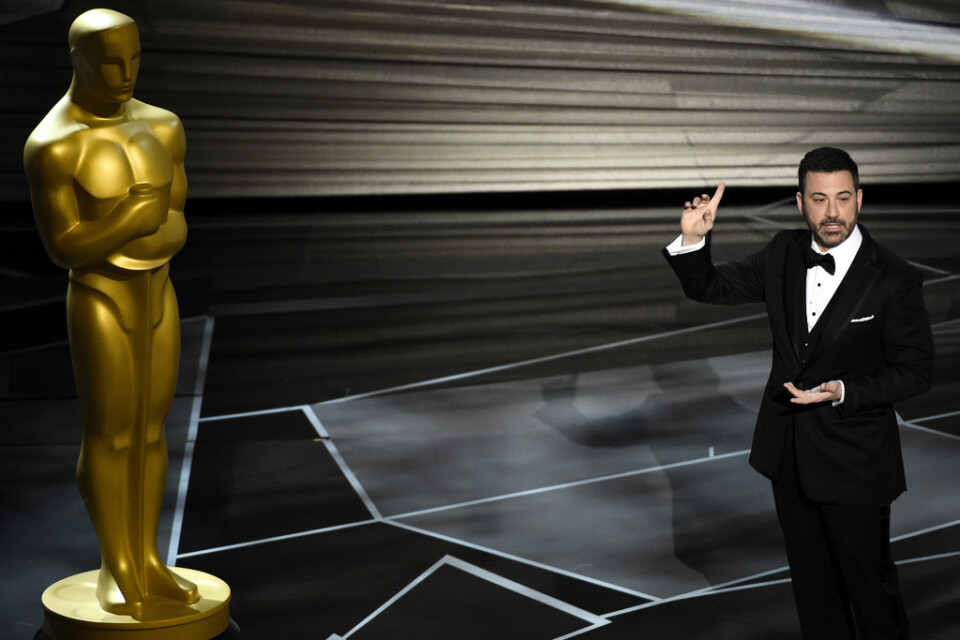 Jimmy Kimmel är den senaste att vara värd för Oscarsgalan, det var 2018. Arkivbild