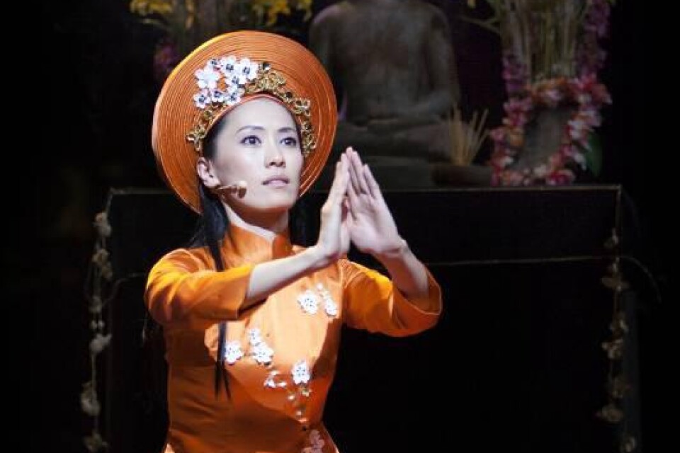Li-Tong Hsu gör den kvinnliga huvudrollen i ”Miss Saigon”.
