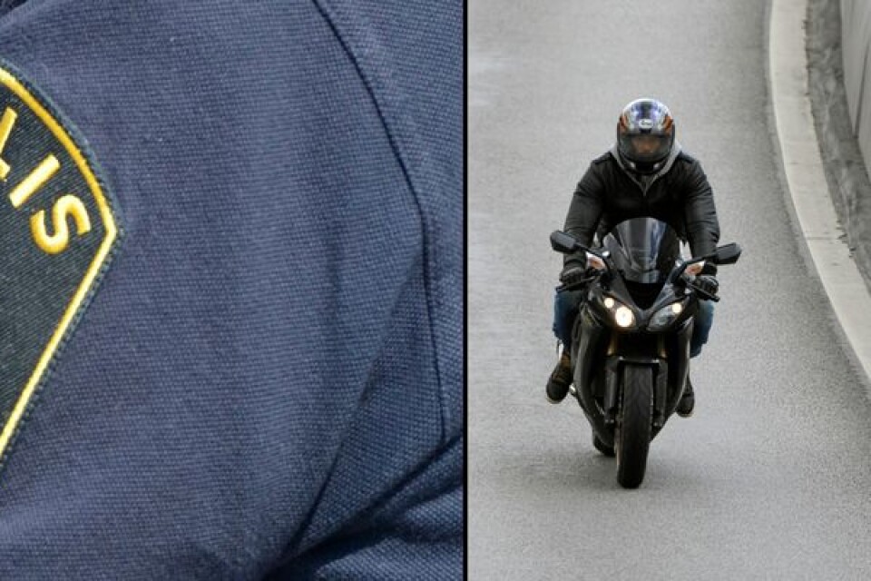 Motorcyklisten på bilden har inget med artikeln att göra.