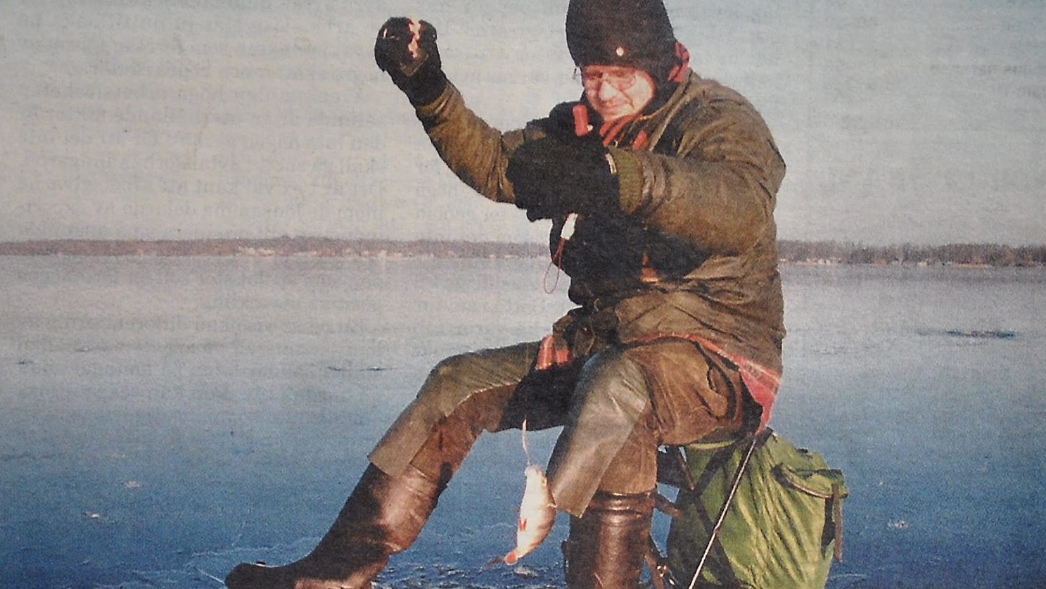 Håkan Thell i Tyringe bryr sig inte om hur stora fiskar han får. Frihetskänslan och naturen är belöning nog.
Arkiv: Stefan Sandström
