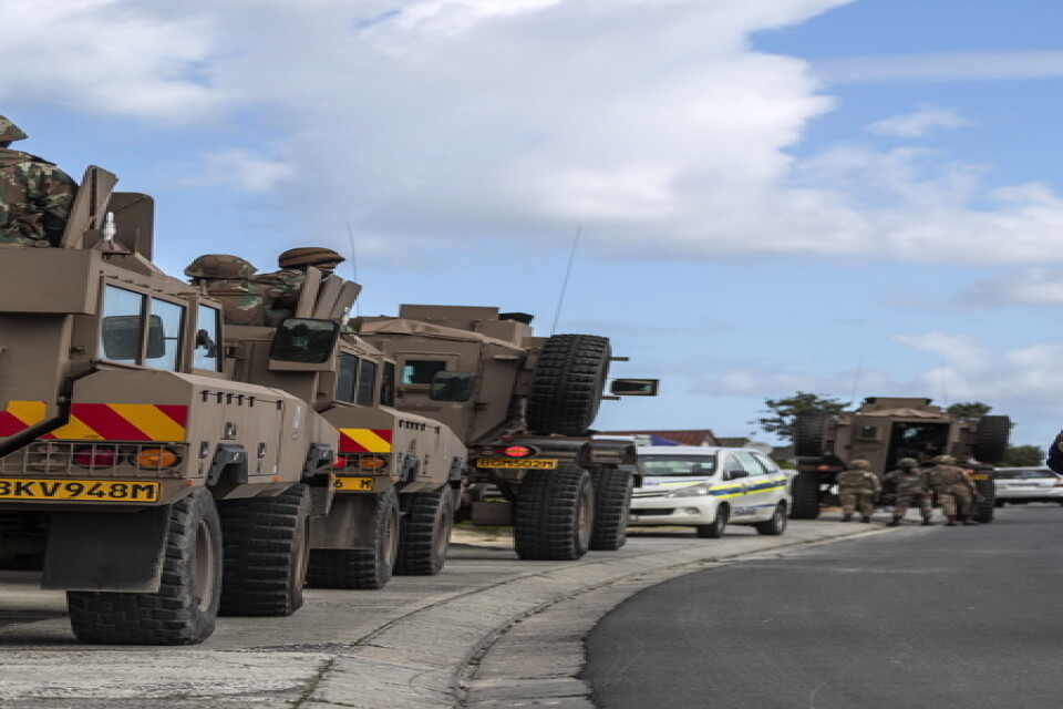 Över 1|300 soldater och över tusen gripna – ändå har inte den massiva militärinsatsen i Kapstadenförorten Cape Flats för att råda bot på gängvåldet och det stora antalet mord inte gett önskat resultat. Bilden är från tidigare i augusti.