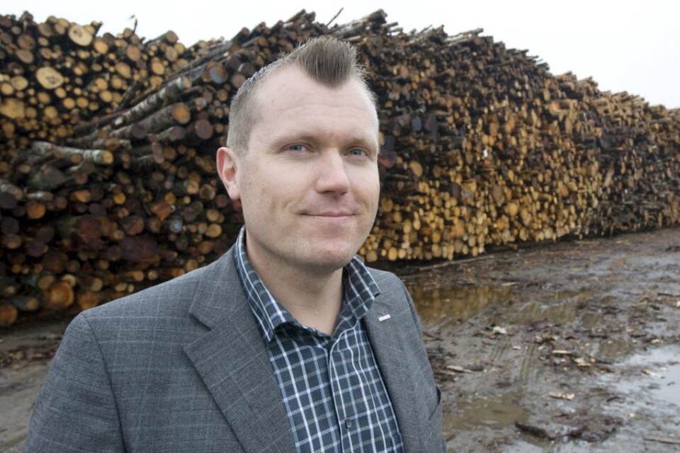 Potentialen för biobränsle är stor, konstaterar Daniel Nordin på Neova som köper in allt från rundved, grenar och toppar, stubbar samt industriella biprodukter som sågspån och bark.