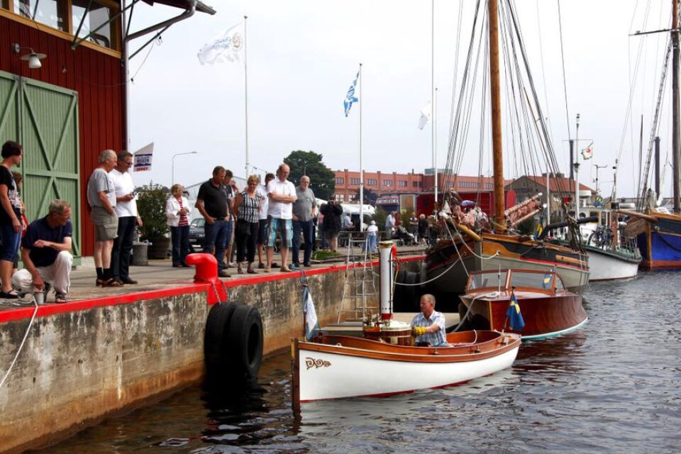 Sjöfartsdagarna inleddes på fredagen och flera båtar och skutor anlände under dagen till Norra Kajen.